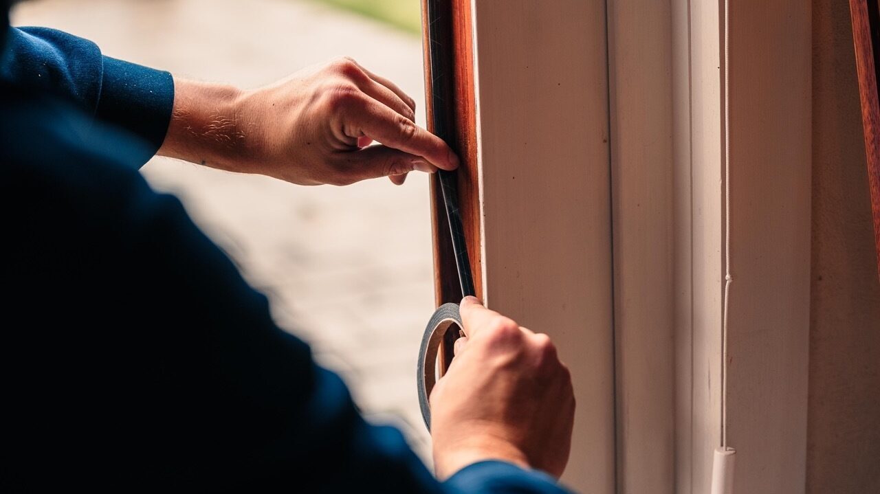 Energiezuinige beglazing HR geplaatst in kapsalon Ledegem