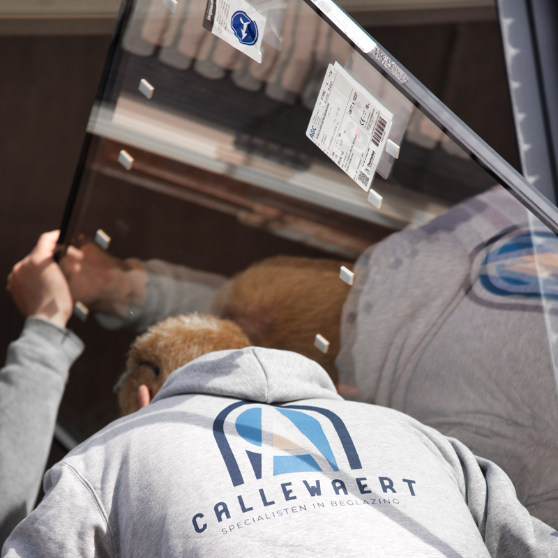 Callewaert raam plaatsen