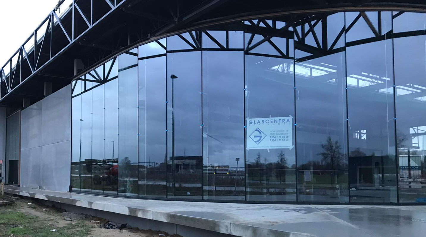 Grote glaspartij modern